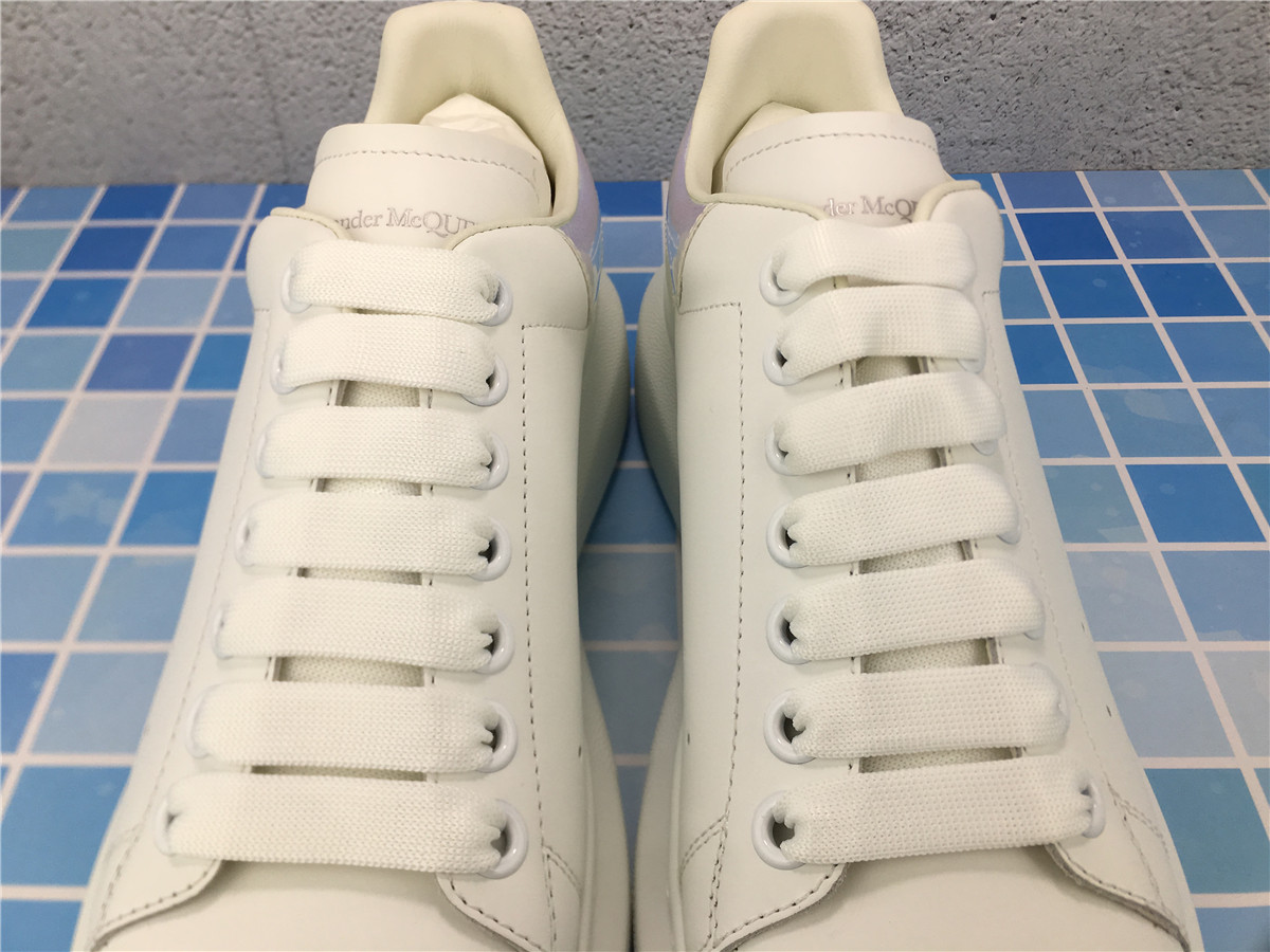 ALEXANDER MCQUEEN WHITE/SHOCK PINK Oversized Sneakers 561726WHVI59375